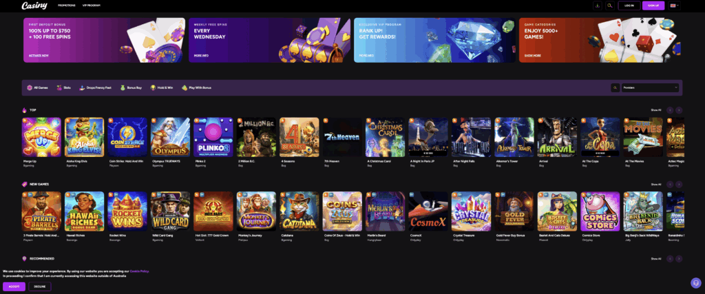 Unlock Your Winnings with the Casiny Casino No Deposit Bonus